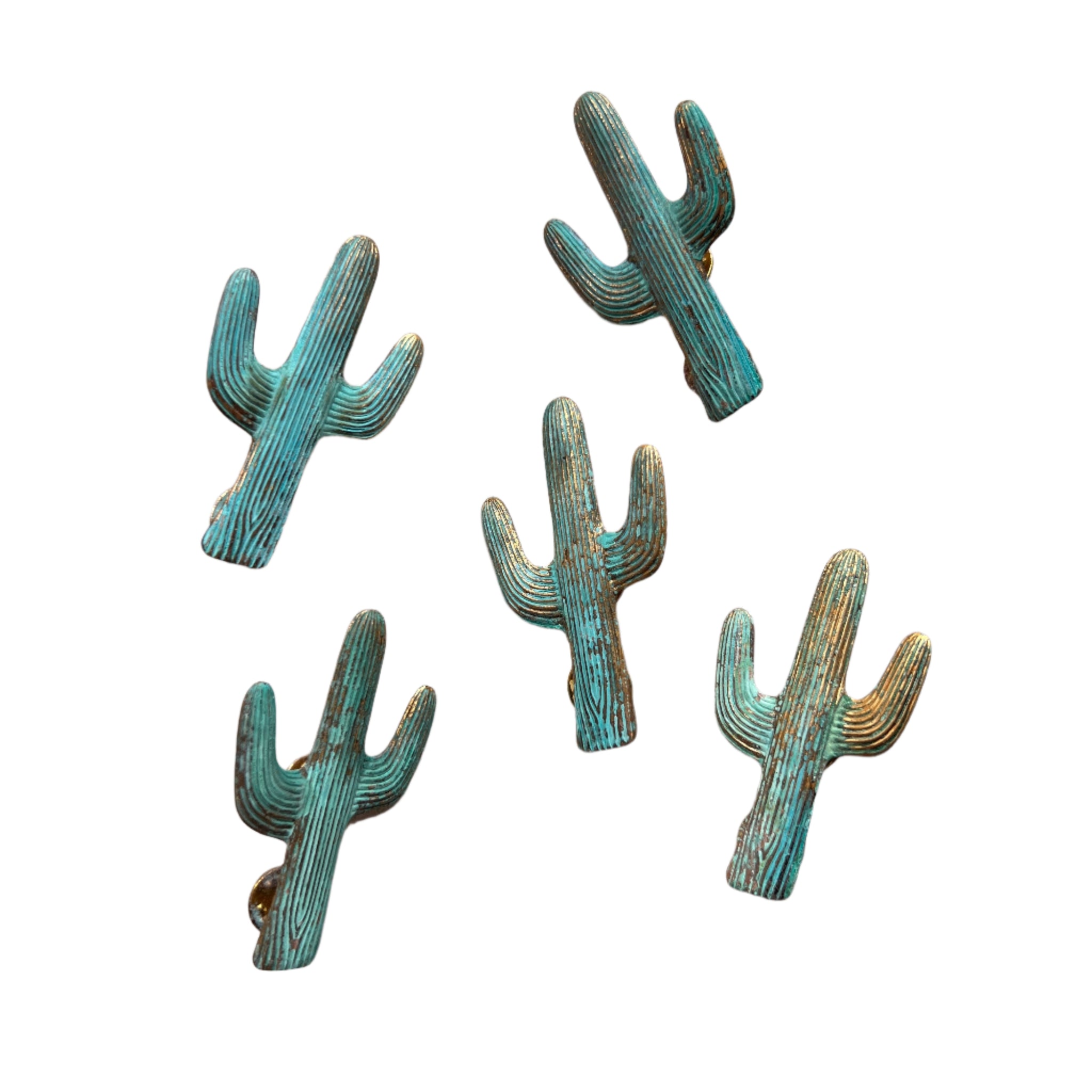 Cactus Brass Pin – arloom
