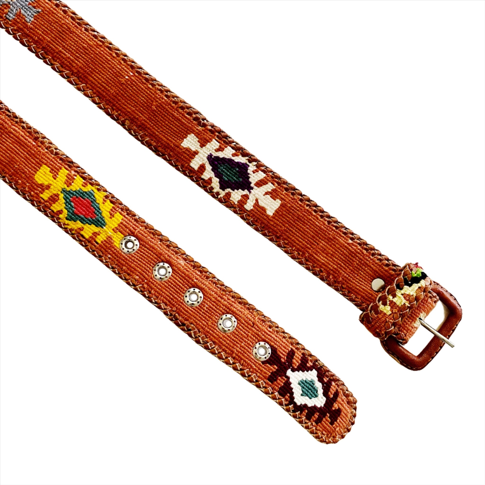 Rancho Belt - Burnt Orange Multi – arloom